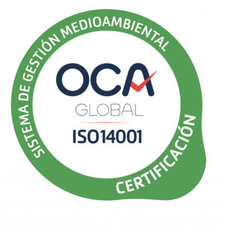 OCA ISO 14001 Certificate