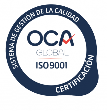 OCA ISO 9001 Certificate