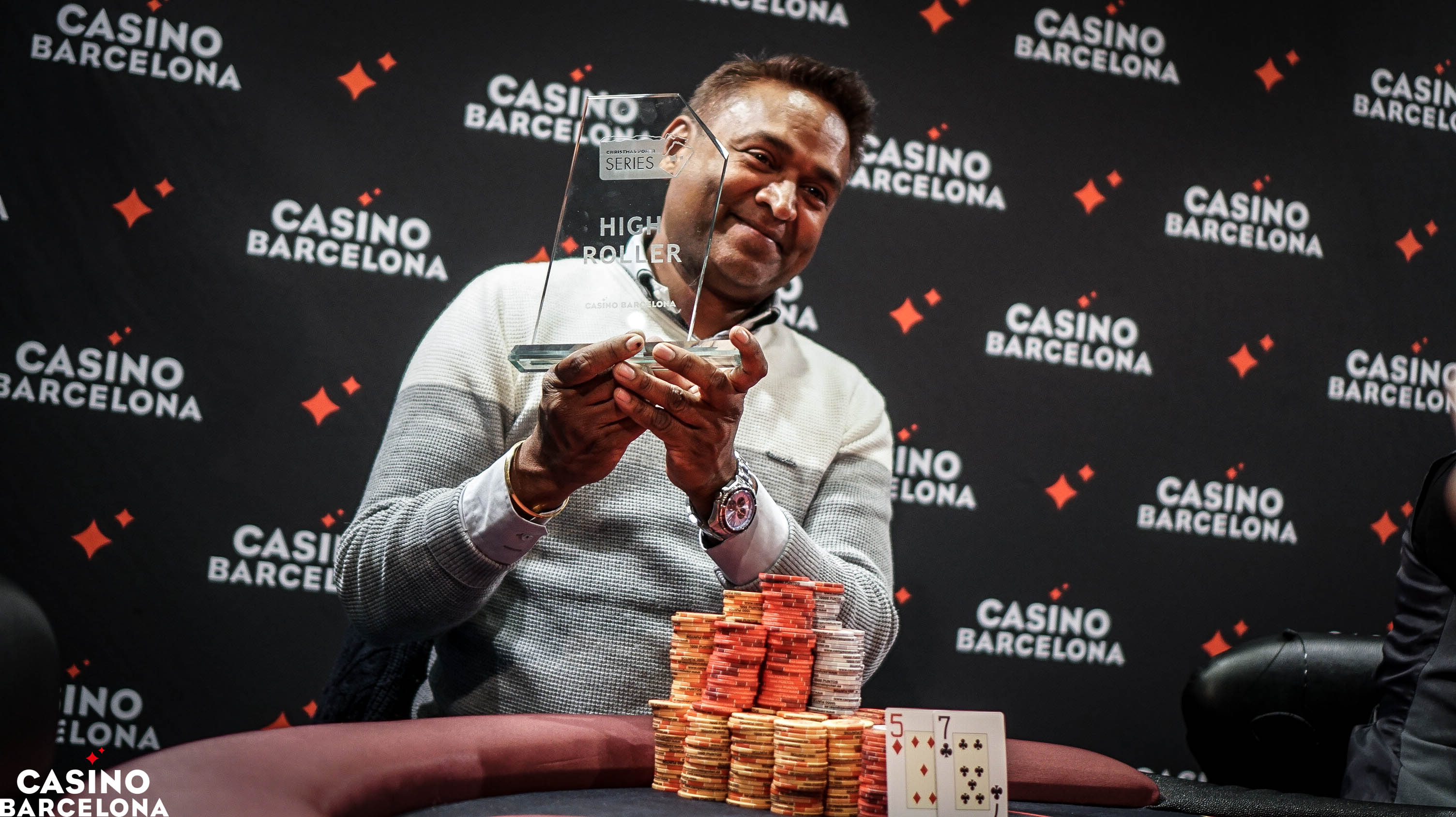 Harcharan Dogra Dogra campeón del High Roller de las Christmas Poker Series 2017