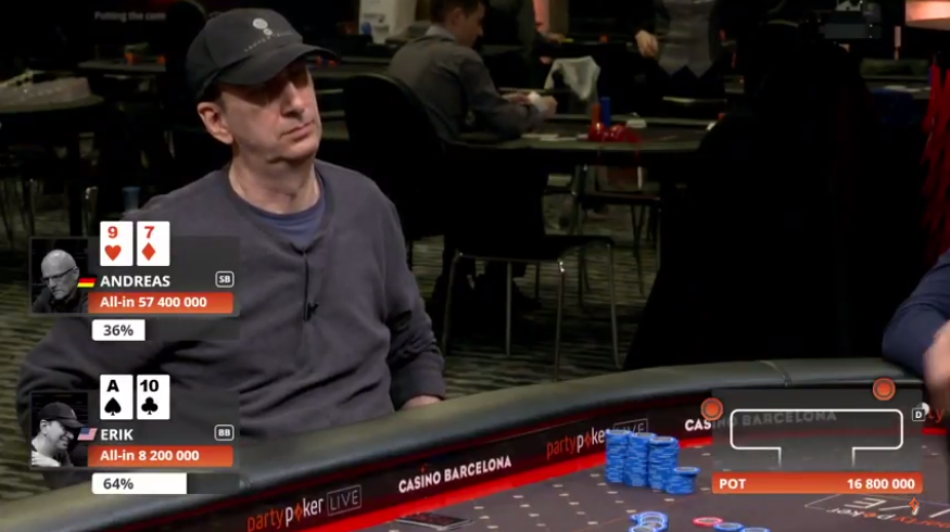 Erik Seidel termina el 3.º del Super High Roller