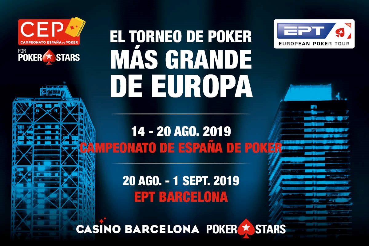 CEP y EPT llenarán Casino Barcelona  del mejor poker mundial